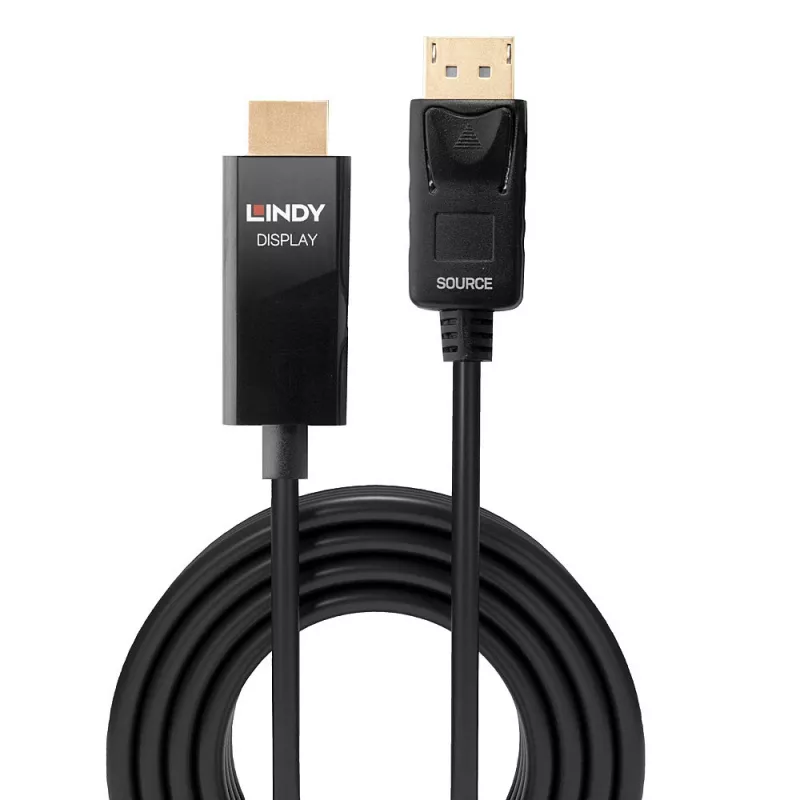 Aktywny kabel Lindy DisplayPort na HDMI 1 m z HDR