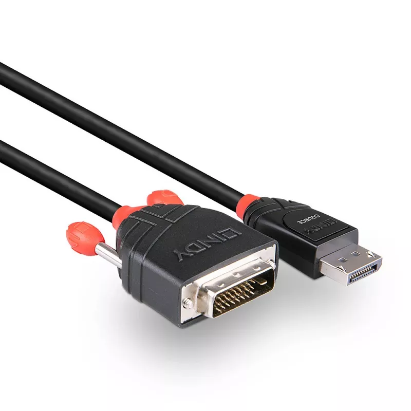 Kabel Lindy DisplayPort na DVI-D 1 m