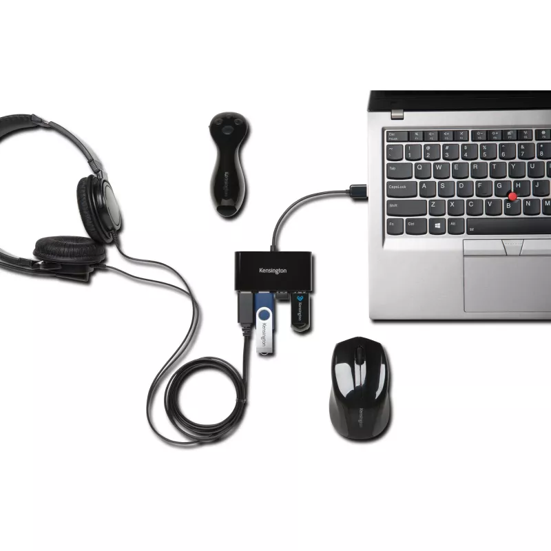 Hub USB Kensington USB 2.0 4-Port K39120EU