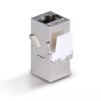 kabel sieciowy Lindy CAT 6A Female Coupler Keystone RJ-45 płaski Metallic 1 pc