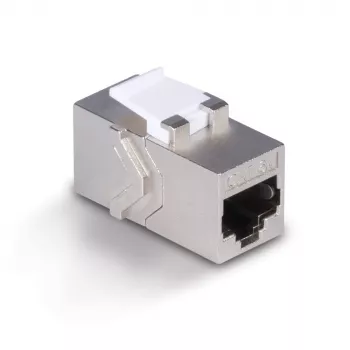 kabel sieciowy Lindy CAT 6A Female Coupler Keystone RJ-45 płaski Metallic 1 pc