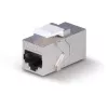 kabel sieciowy Lindy CAT 6A Female Coupler Keystone RJ-45 płaski Metallic 1 pc