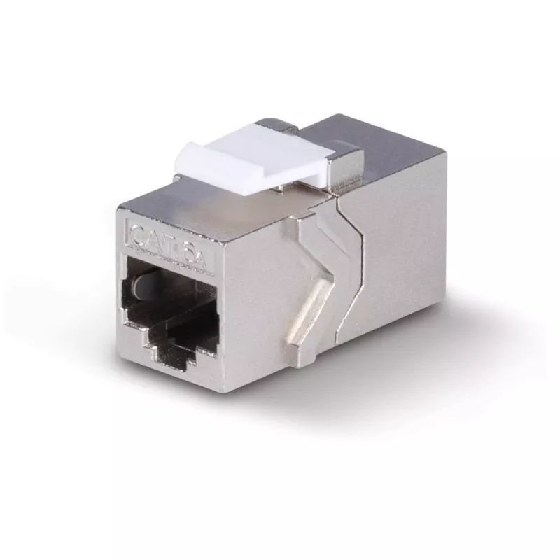 kabel sieciowy Lindy CAT 6A Female Coupler Keystone RJ-45 płaski Metallic 1 pc