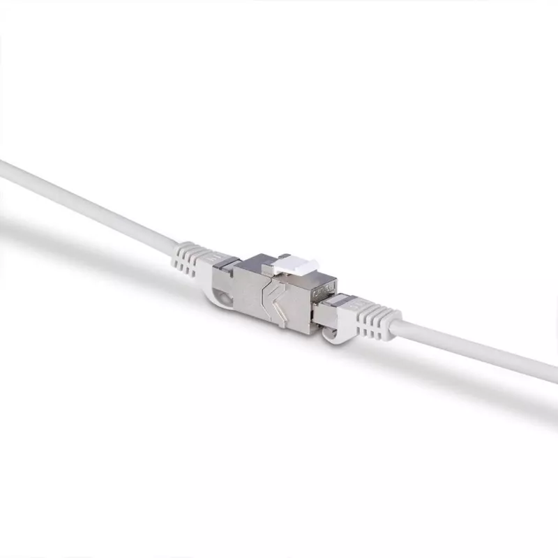 kabel sieciowy Lindy CAT 6A Female Coupler Keystone RJ-45 płaski Metallic 1 pc