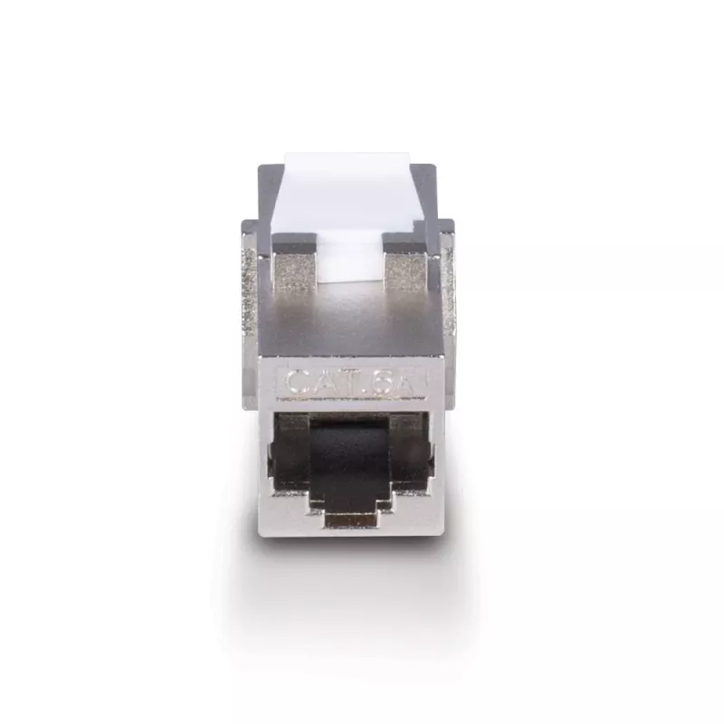 kabel sieciowy Lindy CAT 6A Female Coupler Keystone RJ-45 płaski Metallic 1 pc
