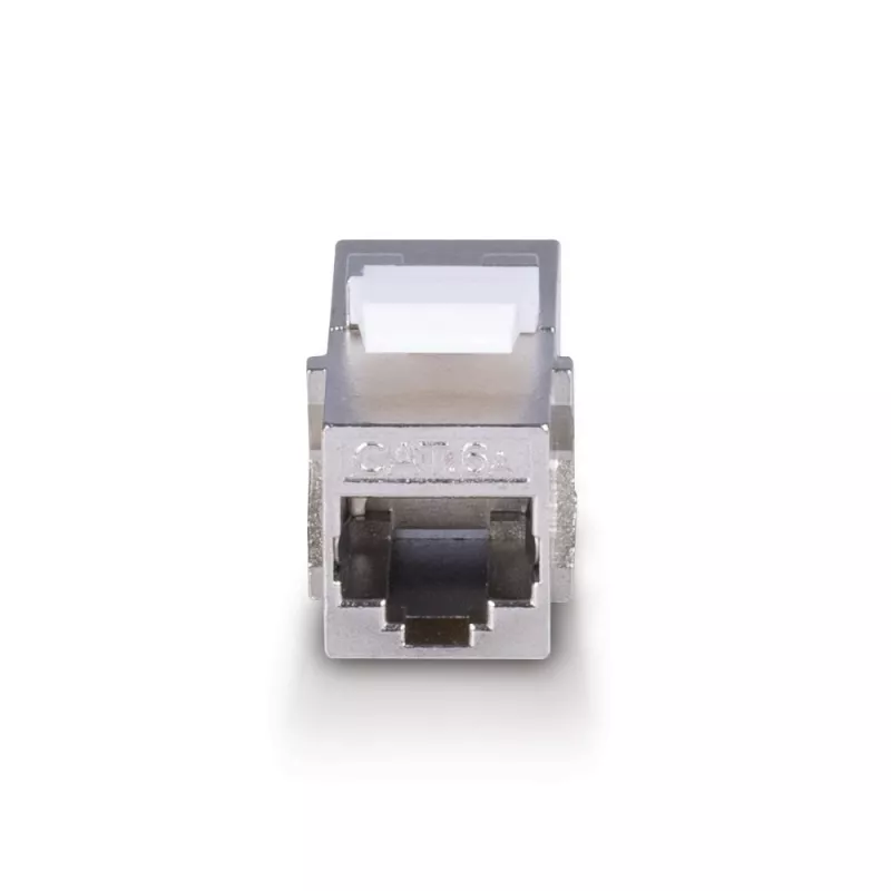 kabel sieciowy Lindy CAT 6A Female Coupler Keystone RJ-45 płaski Metallic 1 pc