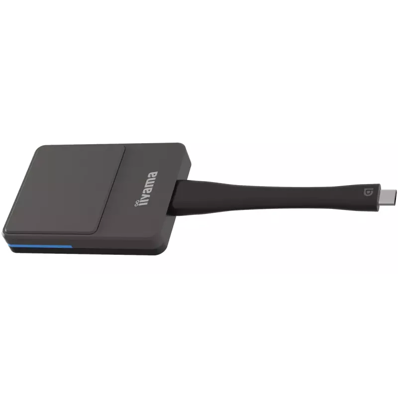 iiyama WP D002C klucz sprzętowy Smart TV USB 4K Ultra HD Czarny, Srebrny