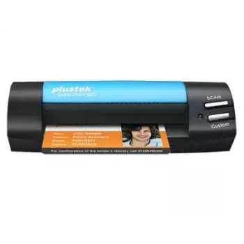 Plustek MobileOffice S602 Skaner wizytówek 1200 x 1200 DPI A6 Czarny, Niebieski