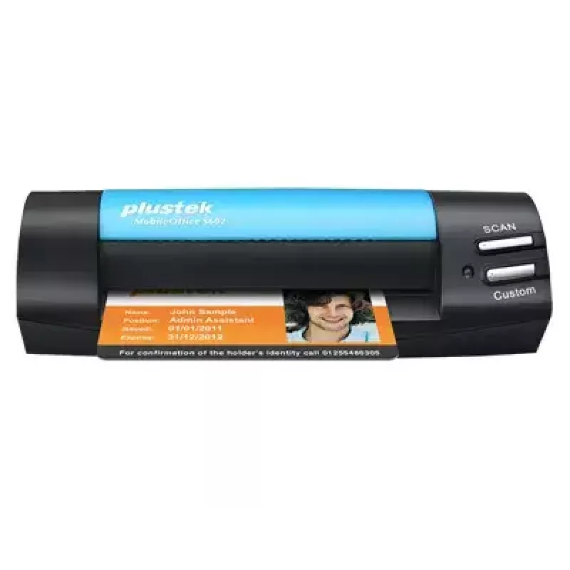 Plustek MobileOffice S602 Skaner wizytówek 1200 x 1200 DPI A6 Czarny, Niebieski