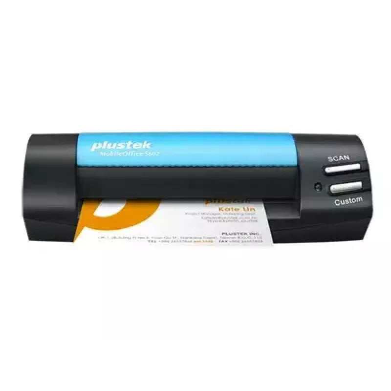 Plustek MobileOffice S602 Skaner wizytówek 1200 x 1200 DPI A6 Czarny, Niebieski