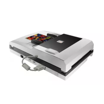 Plustek SmartOffice PL4080 Skaner ADF Flatbed i ADF 600 x 600 DPI A4 Czarny, Szary