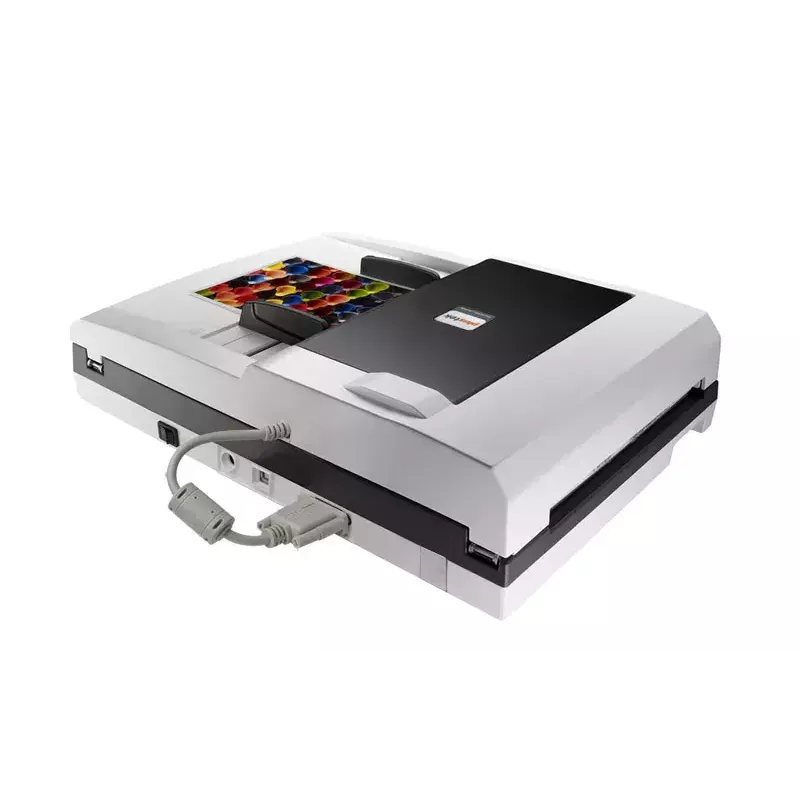 Plustek SmartOffice PL4080 Skaner ADF Flatbed i ADF 600 x 600 DPI A4 Czarny, Szary