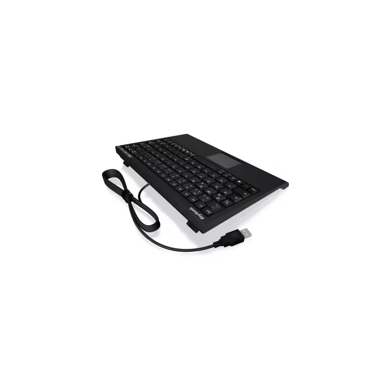 Klawiatura KeySonic ACK-595C+ (DE) biurowa USB QWERTZ niemiecka czarna