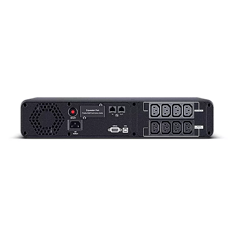 CyberPower CP1600EIPFCRM2U zasilacz bezprzerwowy (UPS) Line-Interactive 1.6 kVA 1000 W 8 gniazd AC