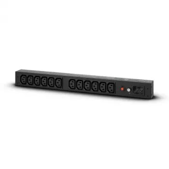 CyberPower PDU20BHVIEC12R jednostka dystrybucji zasilania (PDU) 12 gniazd AC 1U Czarny