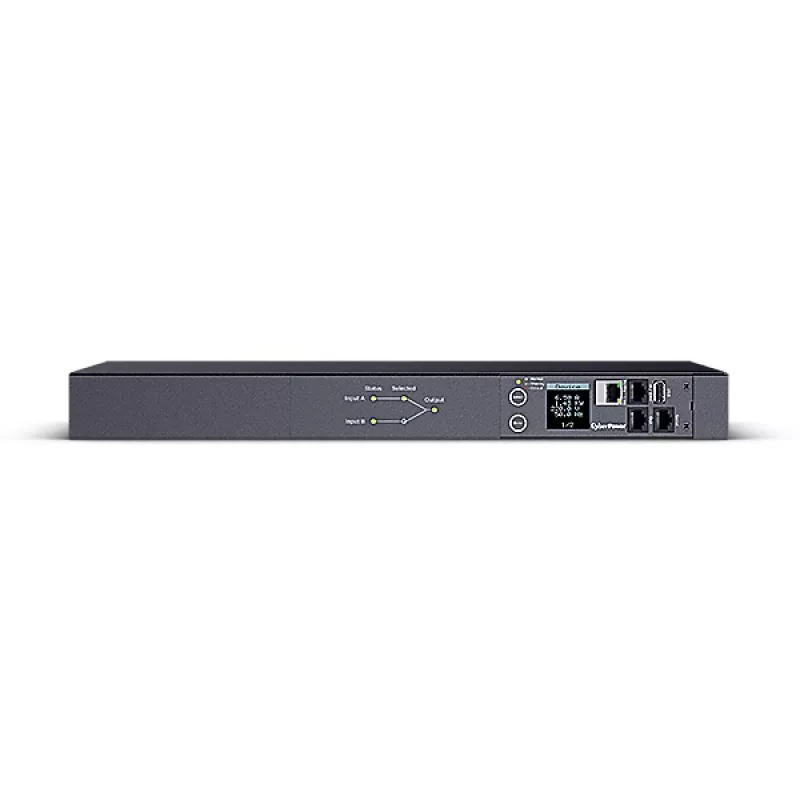 CyberPower PDU44004 jednostka dystrybucji zasilania (PDU) 12 gniazd AC 1U Czarny
