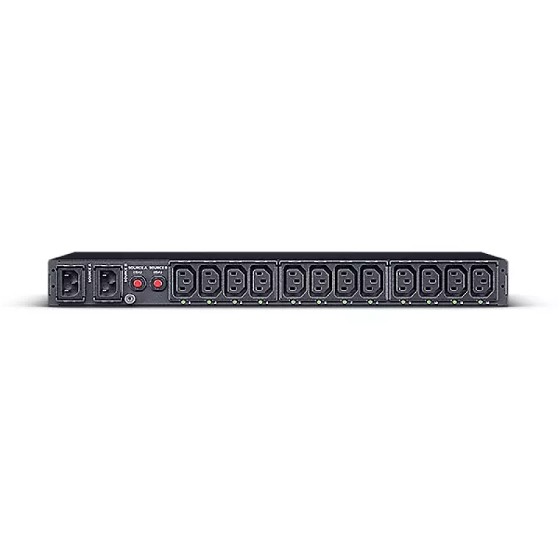 CyberPower PDU44004 jednostka dystrybucji zasilania (PDU) 12 gniazd AC 1U Czarny