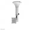 Neomounts FPMA-C025SILVER Uchwyt sufitowy do monitora/telewizora 10-30 cali - wys. 37-47 cm - uchylny
