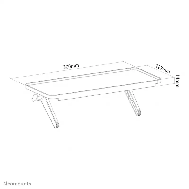 Neomounts AWL28-220BL1 Uchwyt multimedialny – uniwersalny