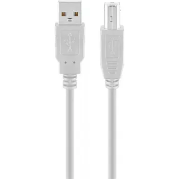 Kabel USB A do USB B GOOBAY 68712, USB 2.0 HiSpeed, 1,8 m, szary