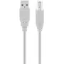 Kabel USB A do USB B GOOBAY 68712, USB 2.0 HiSpeed, 1,8 m, szary