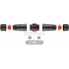 Microconnect KON526 złącze przewodowe RJ-45 czarny