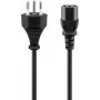 Kabel zasilający Goobay 93617 czarny 2m SEV 1011 IEC C13