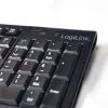 Bezprzewodowy zestaw klawiatura i mysz LogiLink ID0104 Czarny