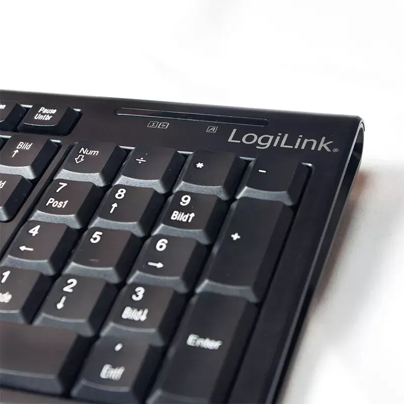 Bezprzewodowy zestaw klawiatura i mysz LogiLink ID0104 Czarny
