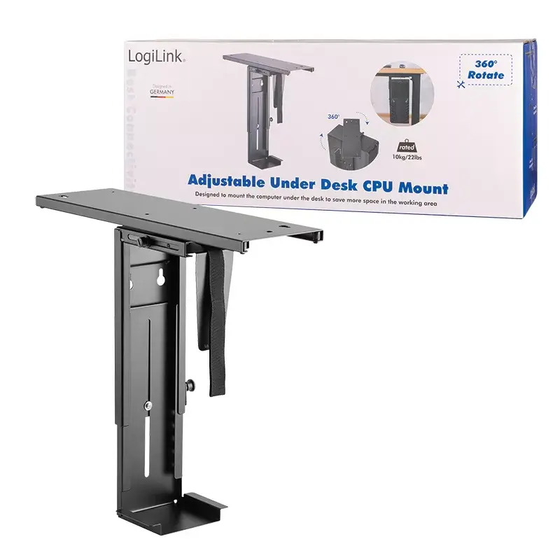 Uchwyt na CPU montowany pod biurkiem LogiLink EO0004