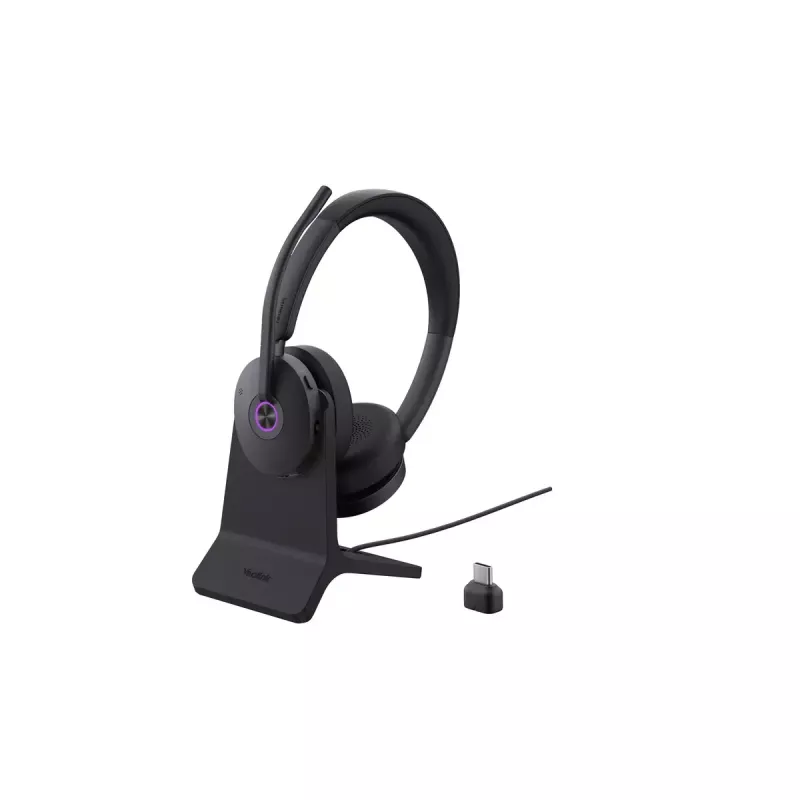 Yealink BH74 ze stojakiem UC USB-C/A Zestaw słuchawkowy
