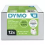 Etykiety DYMO Authentic LabelWriter Large Shipping Labels/Name Badges | 54 mm x 101 mm | 12 rolek po 220 (2 640 etykiet z łatwym odklejaniem) | Samoprzylepne | do drukarek etykiet LabelWriter