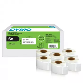Drukarka etykiet DYMO 2177564 Biała 2,5 cm x 5,4 cm 6000 etykiet