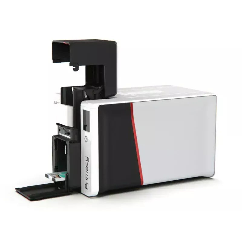 Drukarka kart plastikowych Evolis Primacy 2 — Sublimacja/termotransfer z żywicy, 300 x 1200 DPI, podajnik na 100 arkuszy, Fast Ethernet