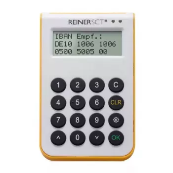 Czytnik kart inteligentnych Reiner SCT cyberJack one USB biało-żółty