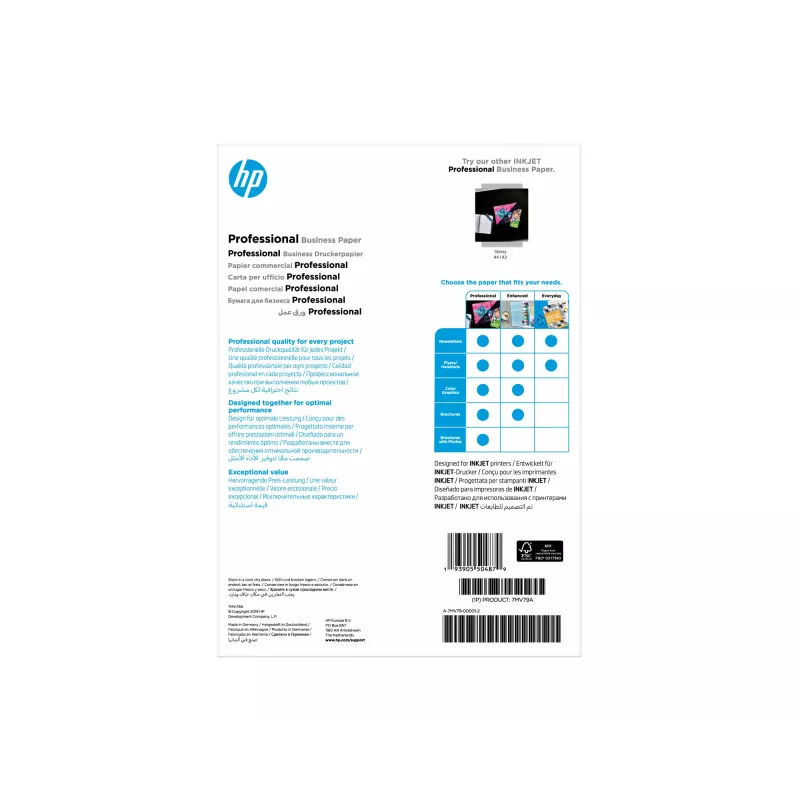 HP Professional Business Paper Matte 180 g/m2 A4 (210 x 297 mm) 150 arkuszy