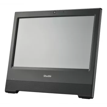 Shuttle All-In-One Barebone X50V9U3, 15,6-calowy ekran dotykowy (rezystywny), Intel i3-1315U, WiFi, IP54, bez wentylatora, praca ciągła 24/7