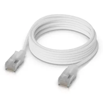 Kabel sieciowy Ubiquiti UACC-Cable-Patch-EL-C6A-2M-W RJ-45 Cat6a 2 m półprzezroczysty biały