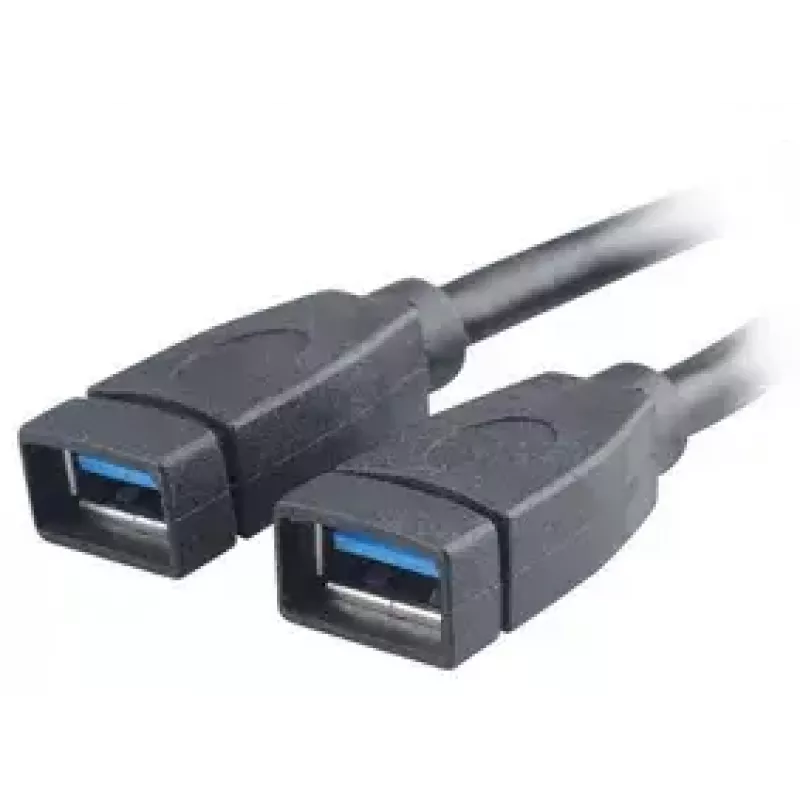 Kabel USB 2 x USB A Akasa AK-CBUB09-15BK czarny