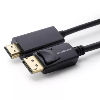 Microconnect MC-DP-HDMI-050 adapter kabla wideo 0,5 m DisplayPort Czarny