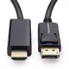 Microconnect MC-DP-HDMI-050 adapter kabla wideo 0,5 m DisplayPort Czarny