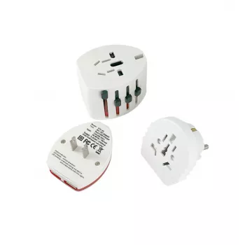 Microconnect PETRAVEL12 ładowarka do urządzeń mobilnych Uniwersalna Biała USB Wewnętrzna