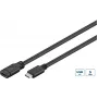 Microconnect USB3.1CC1EX Kabel USB USB 3.2 Gen 1 (3.1 Gen 1) 1 m USB C Czarny