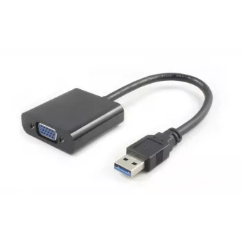 Microconnect USB3.0VGA USB adapter graficzny 1920 x 1080 pikseli Czarny