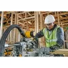 Piła ukośna DeWALT DWS727-QS, stacjonarna piła ukośnicowa, waga 22 kg, wysokość 460 mm