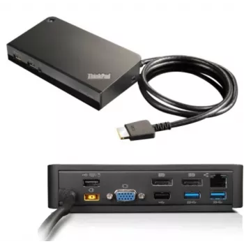 Lenovo 03X6296 stacja dokująca/replikator portów do laptopa przewodowa OneLink+ czarny