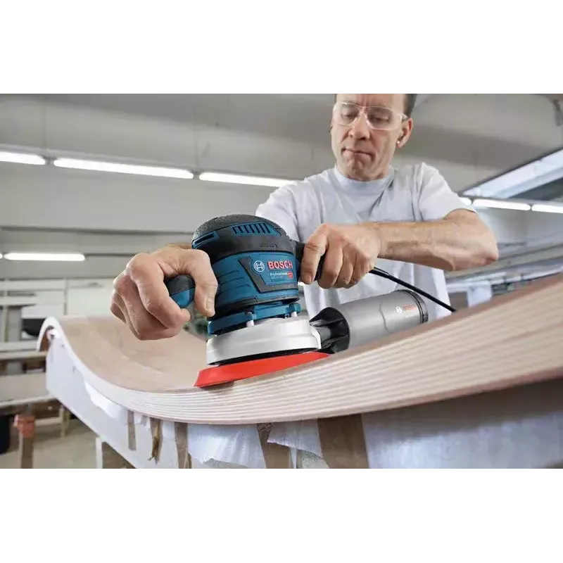 Bosch GEX 40-150 PROFESSIONAL Szlifierka tarczowa 12000 RPM 24000 OPM Czarny, Niebieski, Szary, Czerwony 400 W