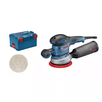 Bosch GEX 40-150 PROFESSIONAL Szlifierka tarczowa 12000 RPM 24000 OPM Czarny, Niebieski, Szary, Czerwony 400 W