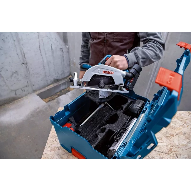 Bosch GKS 18V-57-2 L PROFESSIONAL 16.5 cm czarny, niebieski, srebrny 5000 obr./min