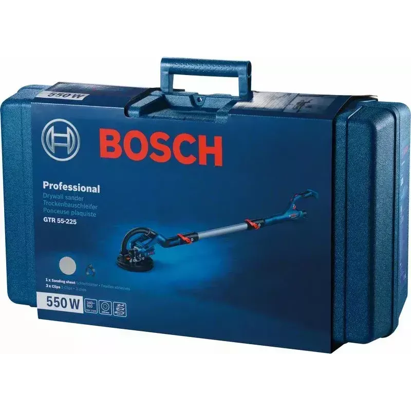 Bosch GTR 55-225 Szlifierka do płyt gipsowo-kartonowych 910 obr./min Czarny, Niebieski 550 W